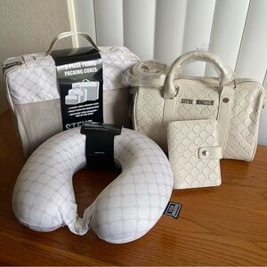 Steve Madden 4 Piece Travel Set Vanilla